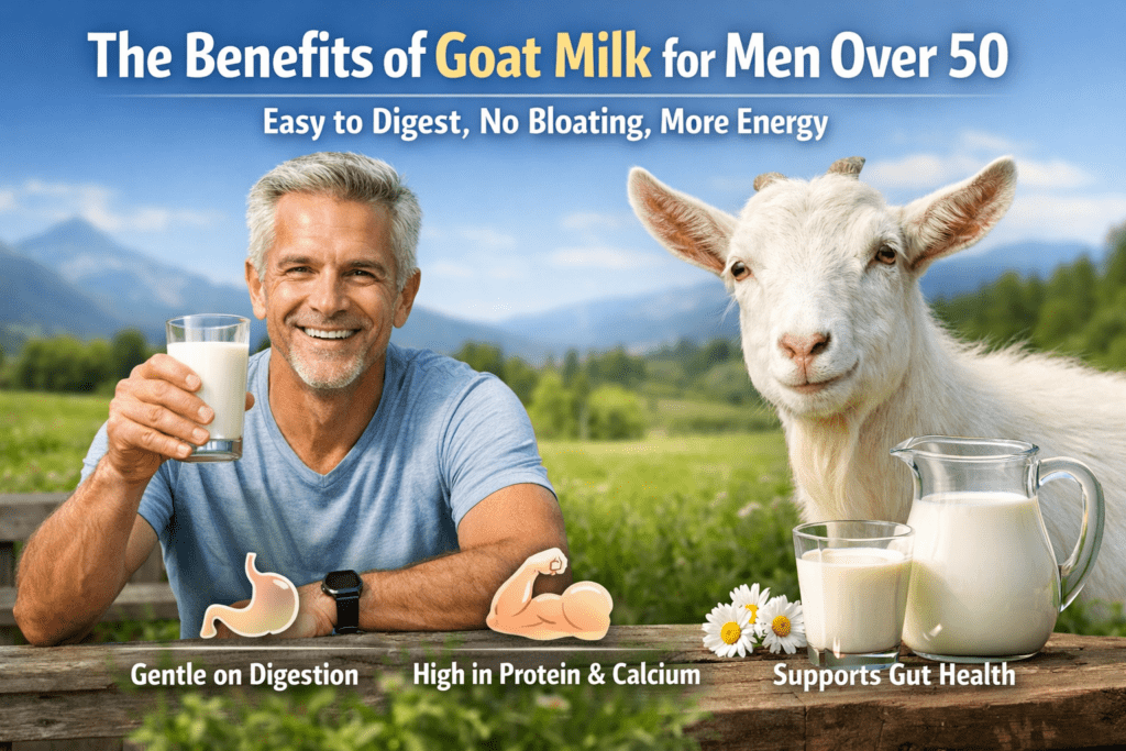 benefits of goat milk for men